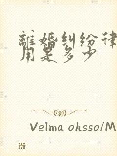 离婚纠纷律师费用是多少