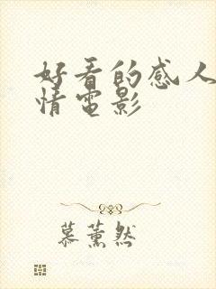 好看的感人的爱情电影