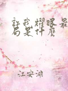 许我耀眼最后结局是什么