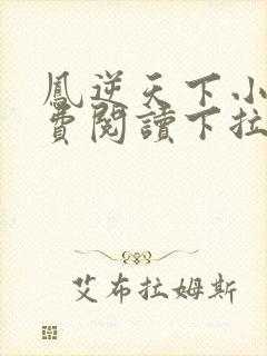 凤逆天下小说免费阅读下拉式