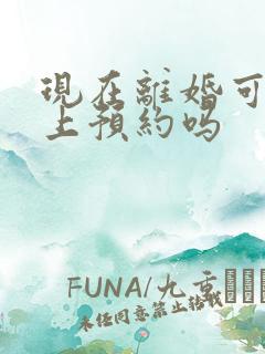 现在离婚可以网上预约吗