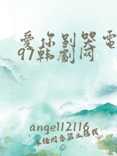 爱你别哭电视剧97韩剧网