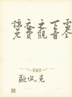 锦衣之下电视剧免费观看全集在线播放