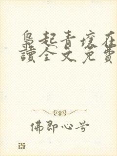 枭起青壤在线阅读全文免费