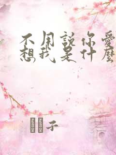 不用说你爱我你想我是什么歌