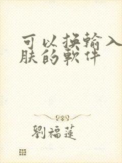 可以换输入法皮肤的软件