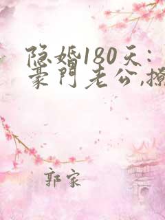 隐婚180天:豪门老公,撩上瘾