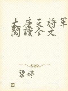 大唐天将军免费阅读全文