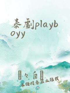 泰剧playboyy
