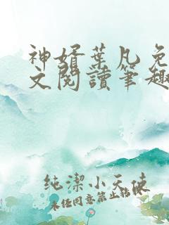 神婿叶凡免费全文阅读笔趣阁