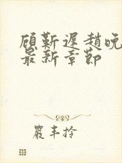 顾靳迟赵晚小说最新章节