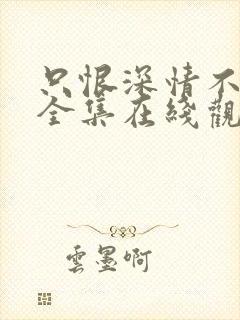 只恨深情不识鸢全集在线观看