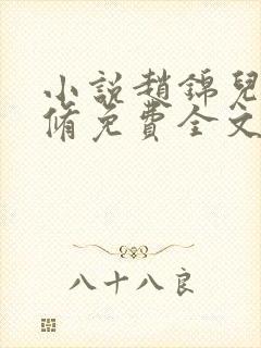 小说赵锦儿秦慕修免费全文阅读