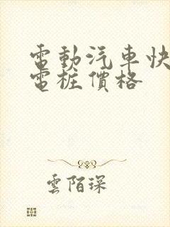 电动汽车快充充电桩价格