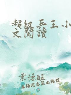 超级兵王小说全文阅读