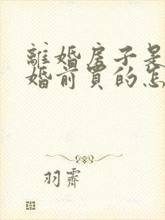 离婚房子是男方婚前买的怎么判