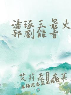 潘琢玉最火的三部剧能看