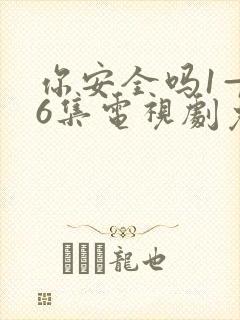 你安全吗1—36集电视剧免费观看