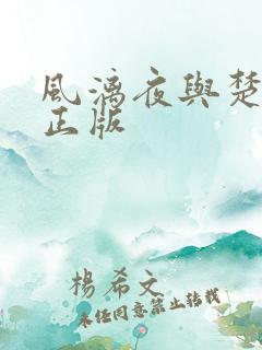 风漓夜与楚倾歌正版