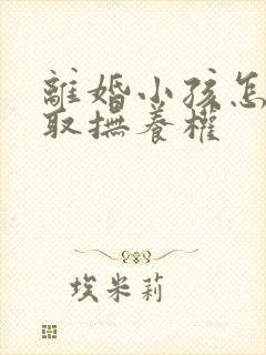 离婚小孩怎么争取抚养权