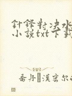 针锋对决水千丞小说txt下载