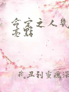 命定之人几集有亮点