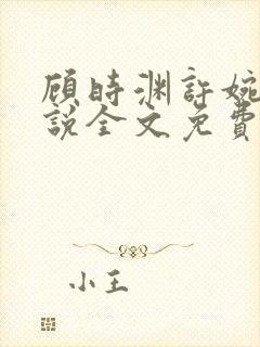 顾时渊许婉婷小说全文免费最新章节