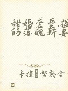 甜婚袭爱,总裁的落魄新妻