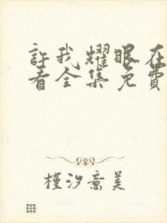 许我耀眼在线观看全集免费播放