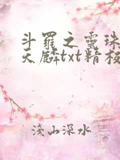 斗罗之灵珠神剑天麟txt精校无错版