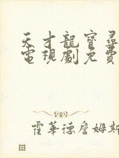 天才龙宝寻亲记电视剧免费观看