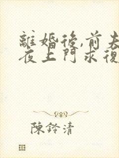 离婚后,前夫连夜上门求复婚