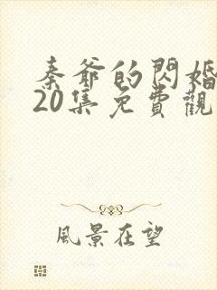 秦爷的闪婚短剧20集免费观看