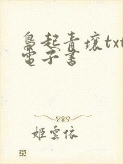 枭起青壤txt电子书