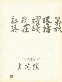 许我耀眼第11集在线播放免费观看