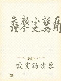 朱颜小说在线阅读全文无删减