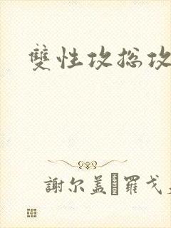 双性攻总攻弱攻