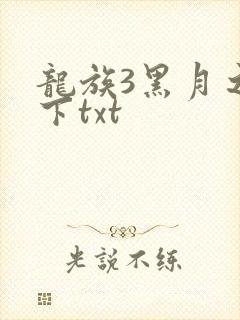 龙族3黑月之潮下txt