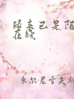 归来已是陌路人在线