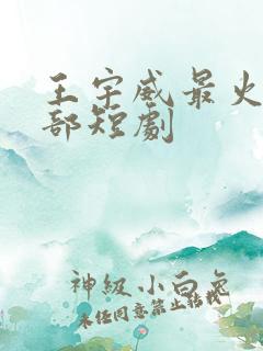 王宇威最火的5部短剧