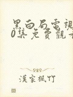 黑白局电视剧40集免费观看