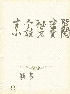 有个秘密关于你小说免费阅读