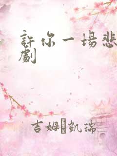 许你一场悲欢网剧