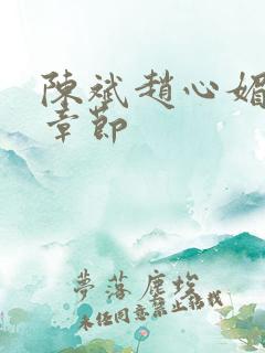 陈斌赵心媚全部章节