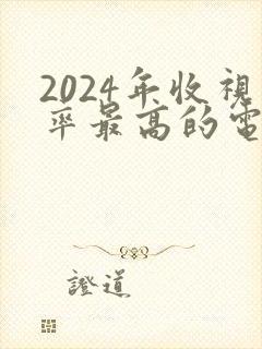 2024年收视率最高的电视剧排行榜前十名