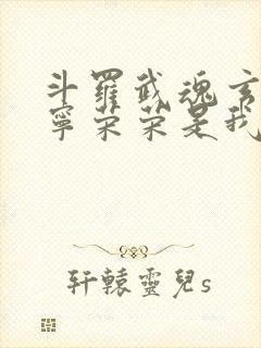 斗罗武魂玄黄塔宁荣荣是我妹小说免费阅读