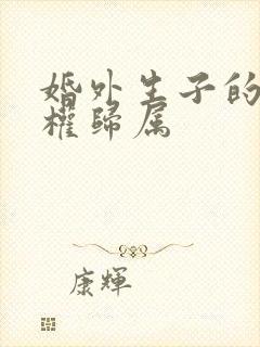 婚外生子的抚养权归属