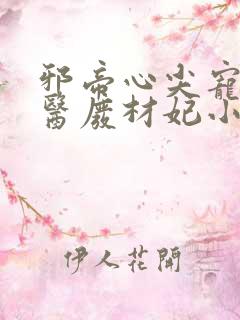 邪帝心尖宠:鬼医废材妃小说