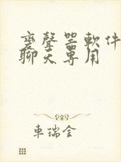 变声器软件微信聊天专用