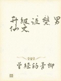 升级流双男主修仙文